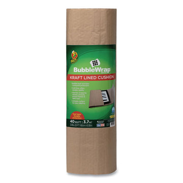 Duck® Kraft Lined Bubble Wrap Cushioning, 0.1" Thick, 24" X 20 Ft freeshipping - TVN Wholesale